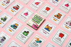 Fambam Games Block Party expansion box opens to reveal new cards and chaos.