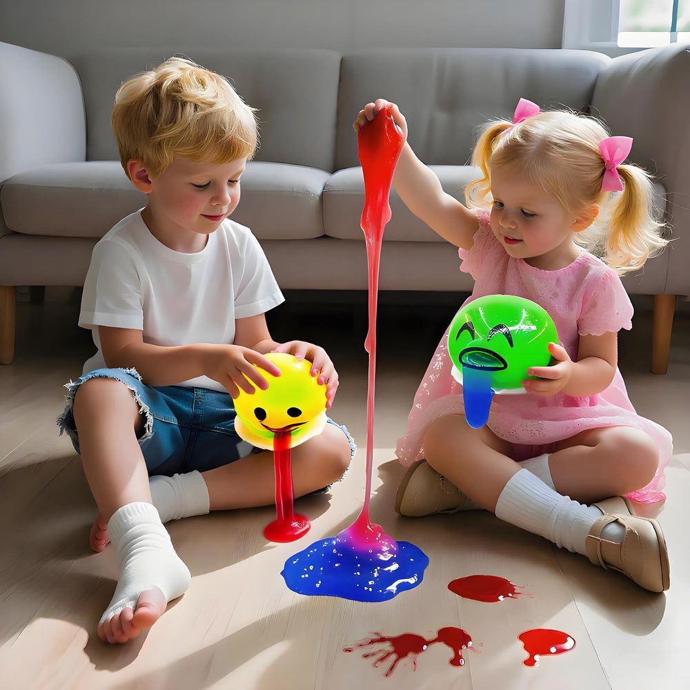 Family Novelty Christmas stocking stuffer idea with playful vomiting effect.