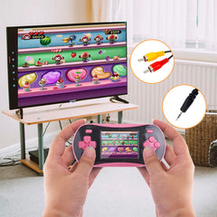 Family Pocket RS16 with 260 built-in games library for varied play