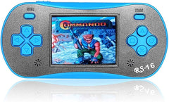 FAMILY POCKET RS16 front view shows a compact handheld design ideal for travel and play