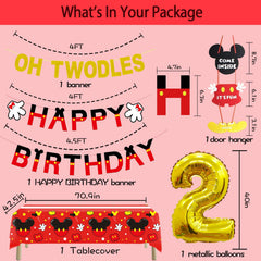 Family Pro mouse head foil balloons create playful photo focal points