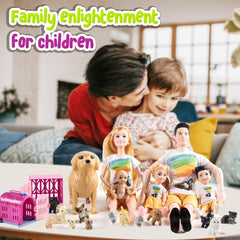 Familydolls baby doll supports nurturing play and family bonding scenarios.