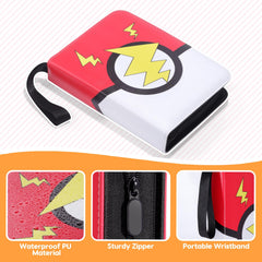 FAMOMI Card Binder 4-Pocket sleeves shown keep cards organized and accessible.