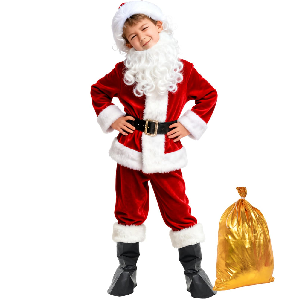 Fanng children's Santa costume hat adds authentic festive flair for holiday photos