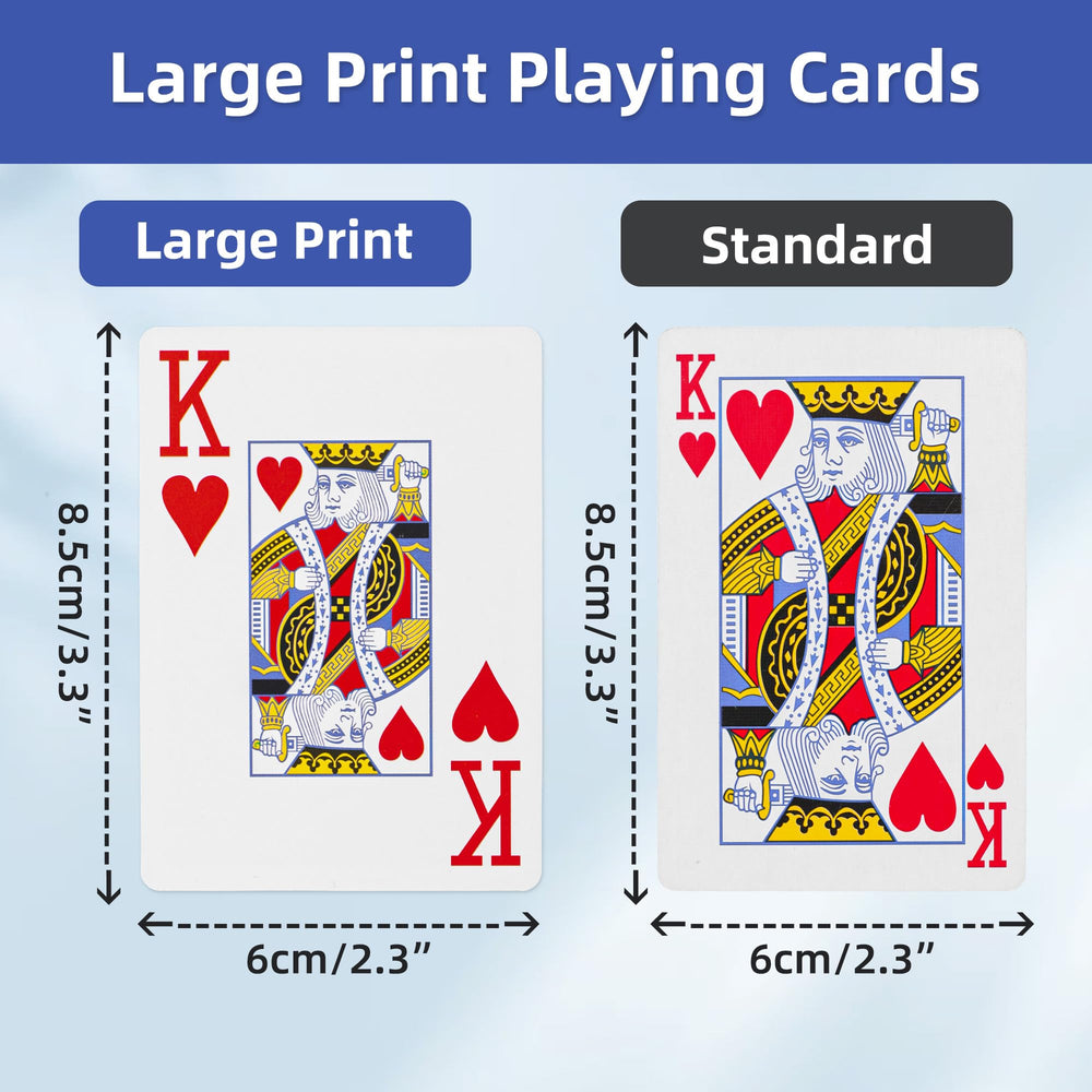 Fanwer card size 2.5 by 3.5 inches in hand-ready close-up.