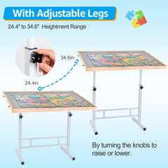 Fanwer 34x26-inch surface fits large puzzles.