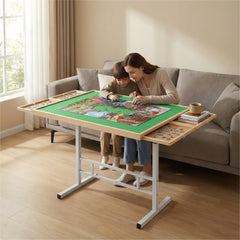Fanwer puzzle table makes a thoughtful gift for adults who love puzzles.