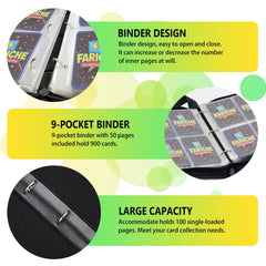 Fariche waterproof EVA-foam and PU leather cover protects cards.