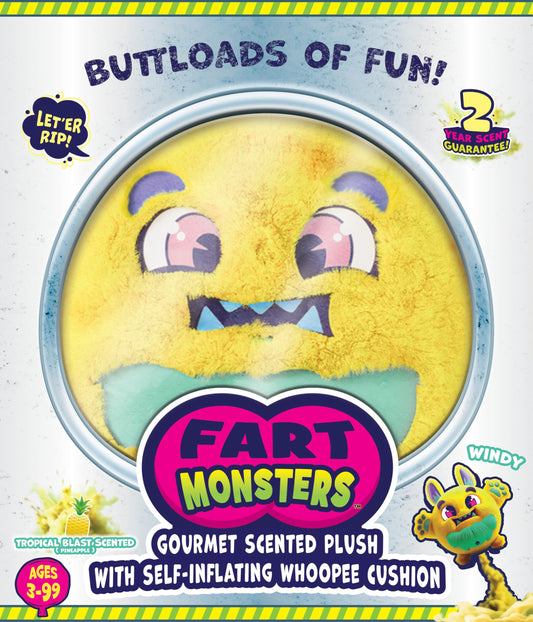 Fart Monsters Windy 16inch plush for imaginative play and cuddly fun.