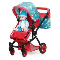 Fash n Kolor stroller with 360-degree swivel wheels for smooth maneuvering.