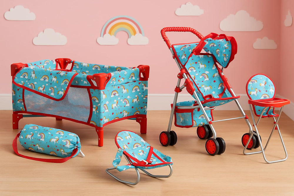 Fash n Kolor doll seat supports cozy seating during playtime.
