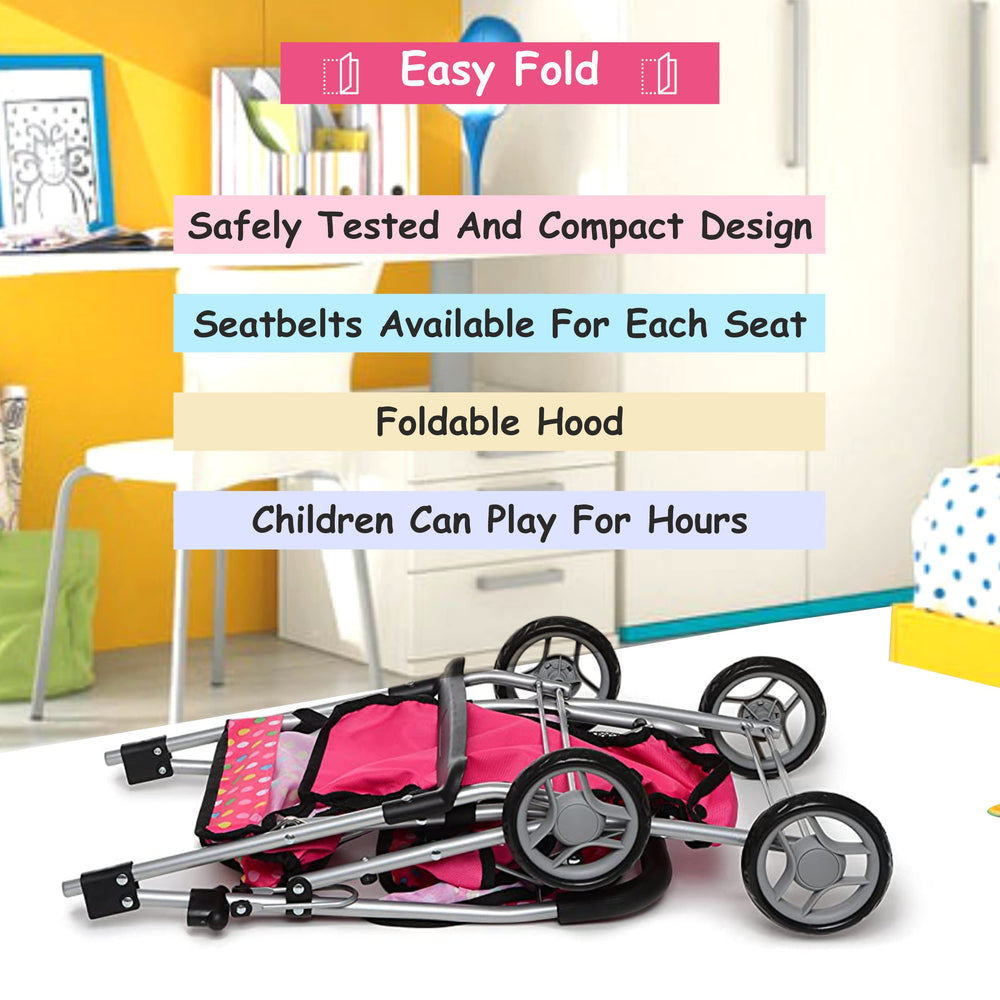 Fash n Kolor durable wheels support active play.