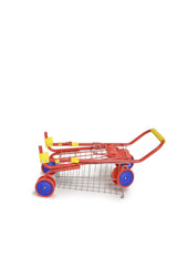 Fash N Kolor foldable steel-frame cart with smooth wheels for easy storage