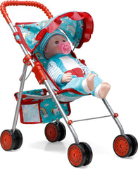 Fash N Kolor unicorn stroller durable frame for hours of play.