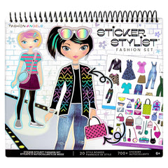 Fashion Angels 700+ stickers close-up highlighting variety for outfit design.