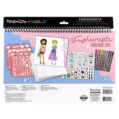 Fashion Angels compact kit fits easily into backpacks for travel.
