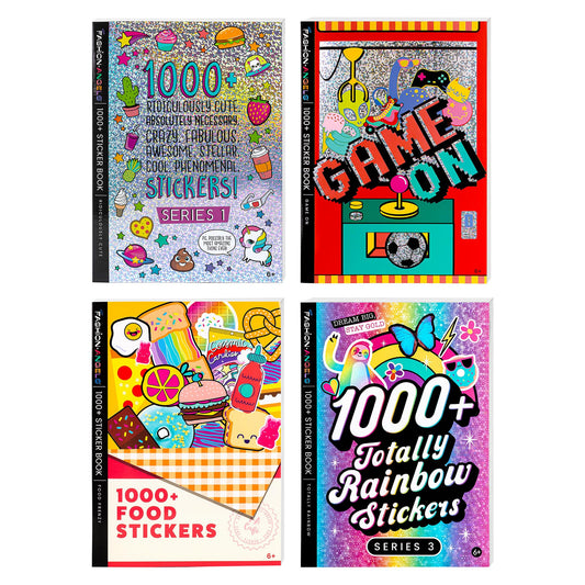Fashion Angels sticker books cover, inviting kids to start creative decorating projects.