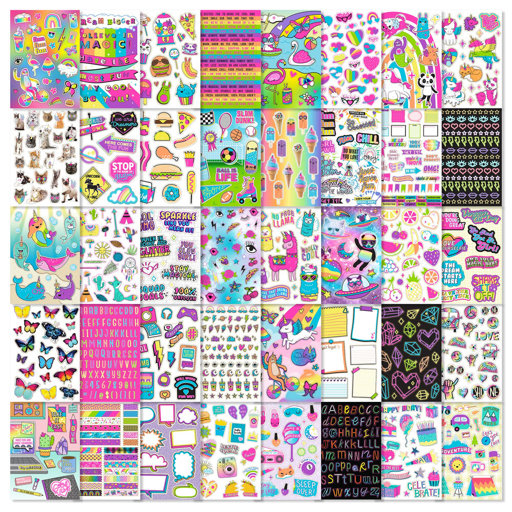 Fashion Angels food stickers for playful meal planning and crafts.
