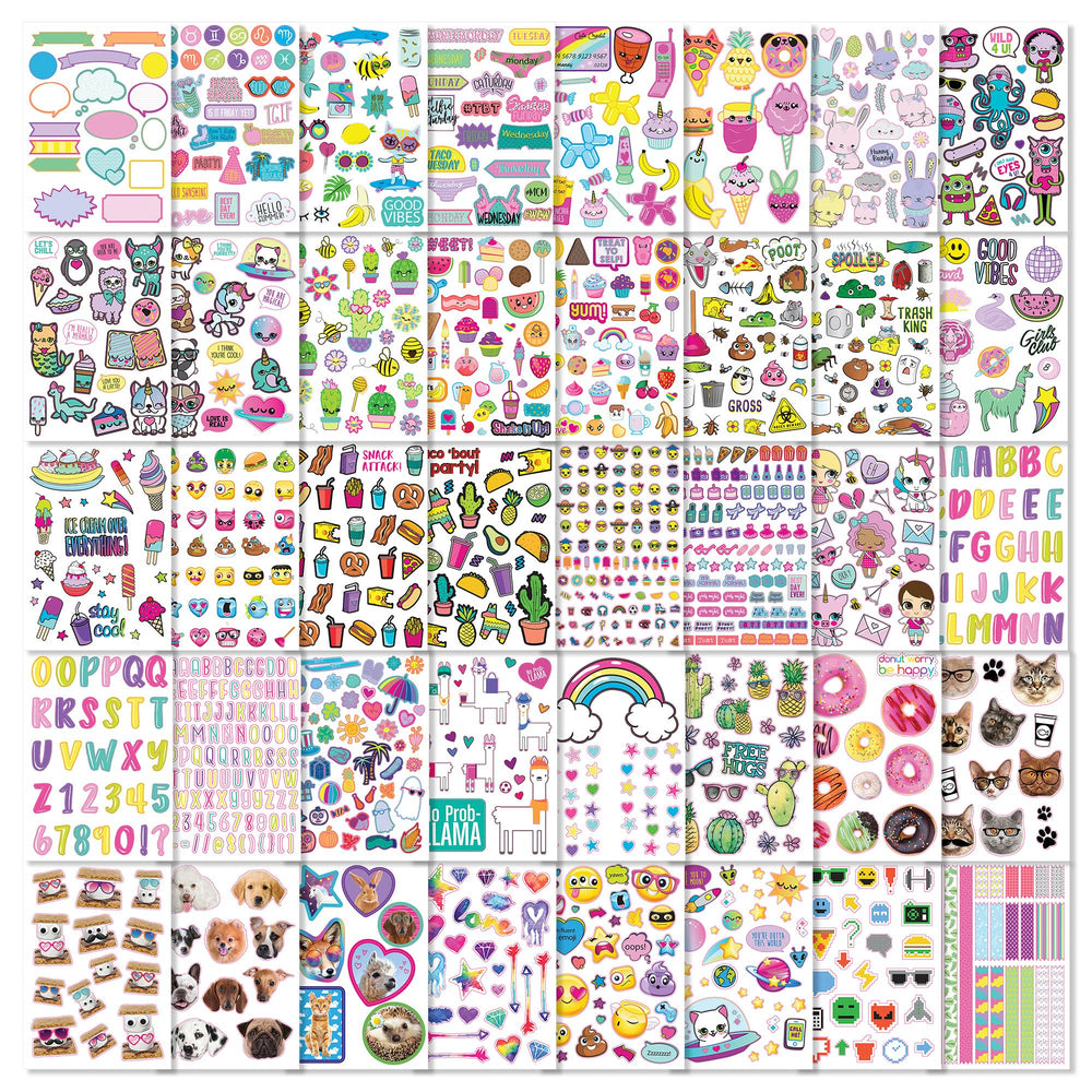 Fashion Angels real photo stickers add realistic accents to projects.