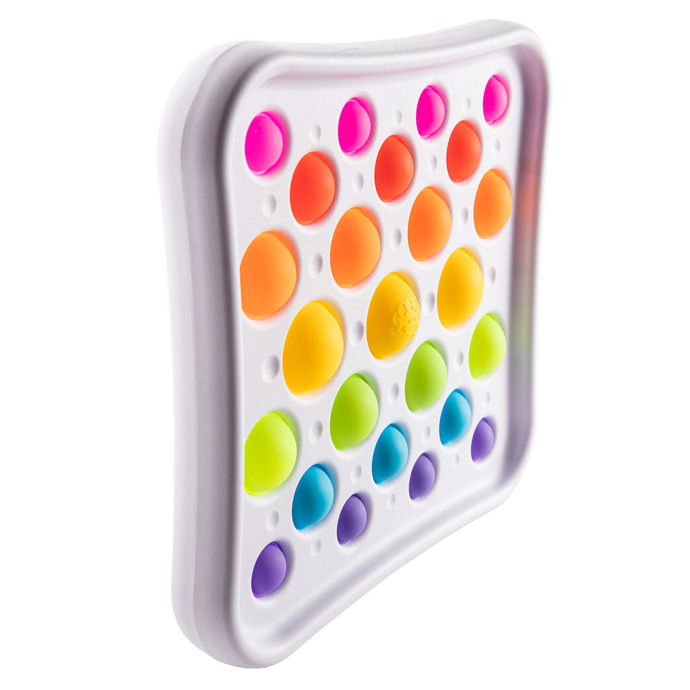 Close up of Dimpl Pops Deluxe bubbles offering satisfying popping sensations