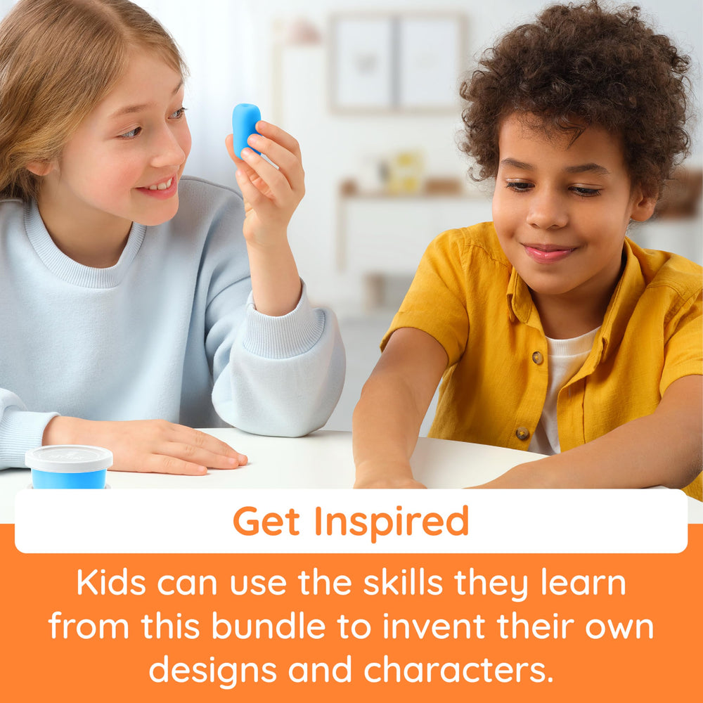 Non-toxic, allergen-free Hey Clay materials safe for ages 3 and up
