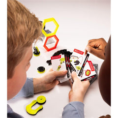 Magshuto launcher showing a precise magnetic launch for energized play.