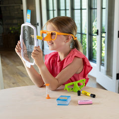 Fat Brain Toys Pencil Nose closeup nose piece emphasizes the playful, goofy drawing experience.