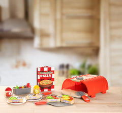 Fat Brain Toys Pretendables Backyard Pizza Oven Set pizza peel aids easy pretend baking