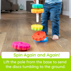 Durable, BPA-free ABS plastic construction of SpinAgain