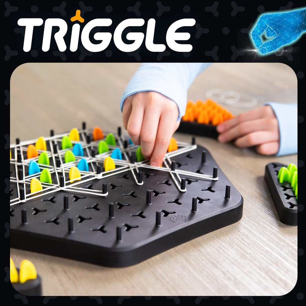 Fat Brain Toys Triggle players in action promoting teamwork and quick thinking