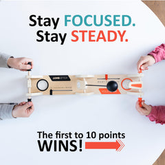 Durable wooden construction ensures lasting fun during family game nights