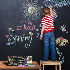 Fat Zebra Designs outdoor art activities with chalk for kids and families.