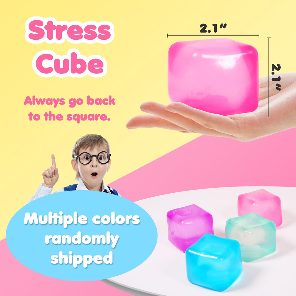 FauKait purple stress cube, compact hand toy for silent fidgeting.