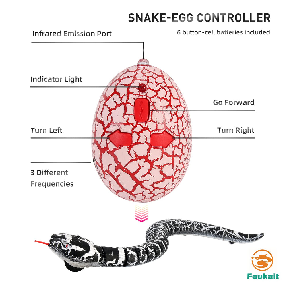 FauKait remote snake side view shows fluid floor movement