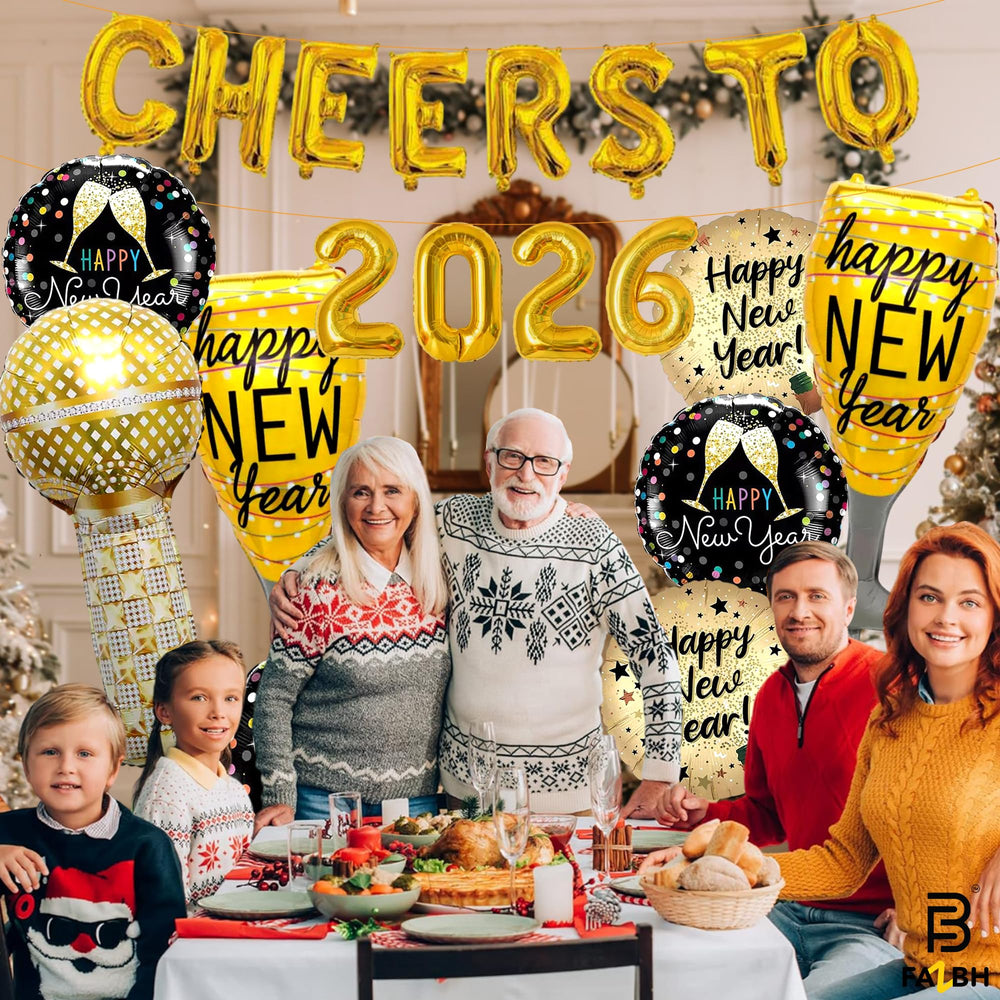FazBh microphone foil balloon 21 inch adds stage flair for photo booths