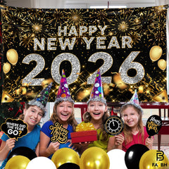 FazBh New Year Eve backdrop enhances event atmosphere and memories