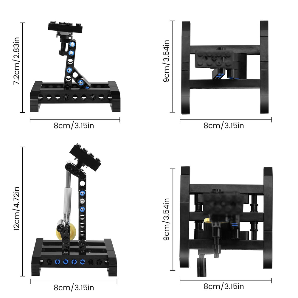 FCEYOUT display stand for Lego Mando N-1 Fighter 75325 showcases your build clearly.