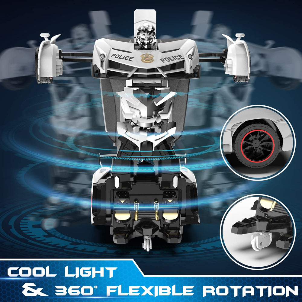 FDJ RC car 360-degree rotation emphasizes dynamic drifting capability.