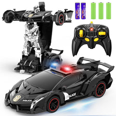 FDJ transform car-robot enables smooth car-to-robot switching for imaginative play.
