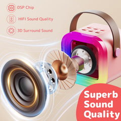 Fede portable karaoke device emphasizes compact, travel-friendly design