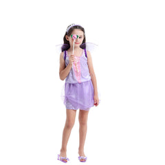 Fedio Dress Up Trunk purple fairy outfit ideal for magical pretend play.