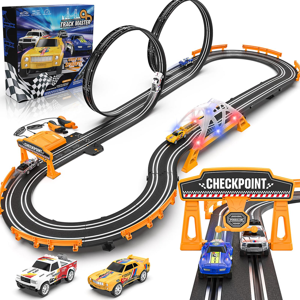 Fedonak slot track straight section for fast, smooth straightaways.