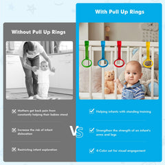Feehope nylon-plastic rings built to withstand daily use with smooth edges.