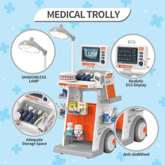 Fegalop Dentist Set Toy enables hands-on practice with non-toxic instruments.