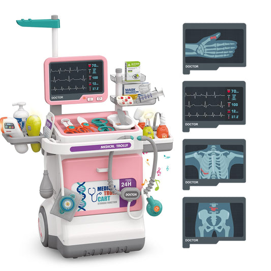 Fegalop doctor kit with stethoscope and thermometer boosts imaginative play
