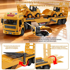 FEIDAMA included excavator and bulldozer pieces with bendable joints