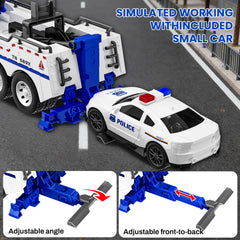 FEIDAMA rescue platform 360° rotation and extension for versatile play.