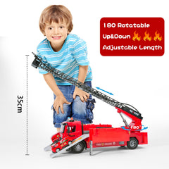 FEIDAMA water hose sprayer demonstrates interactive firefighting action for kids.