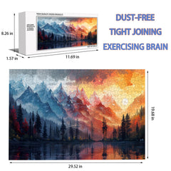 FEIMEIZE adult puzzle assembly table scene highlighting focus and cognitive calm