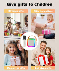 Feix g gift-ready mini karaoke set ideal for birthdays and holidays.